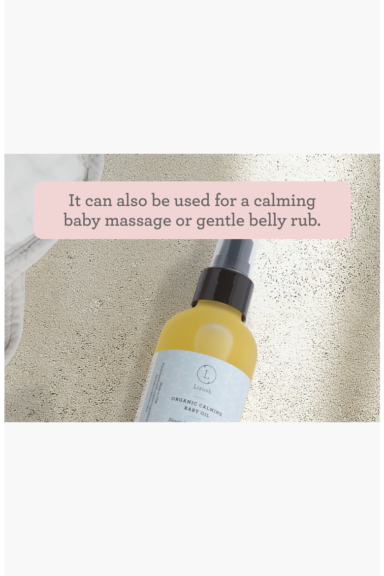 Organic Calming Baby Oil, Alternate, color, None