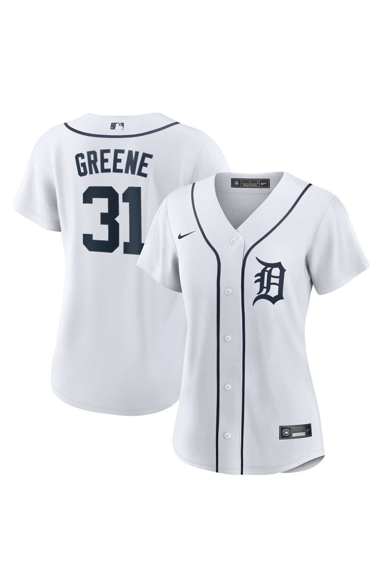 Nike Women's Nike Riley Greene White Detroit Tigers Home Replica Player Jersey, Main, color, 