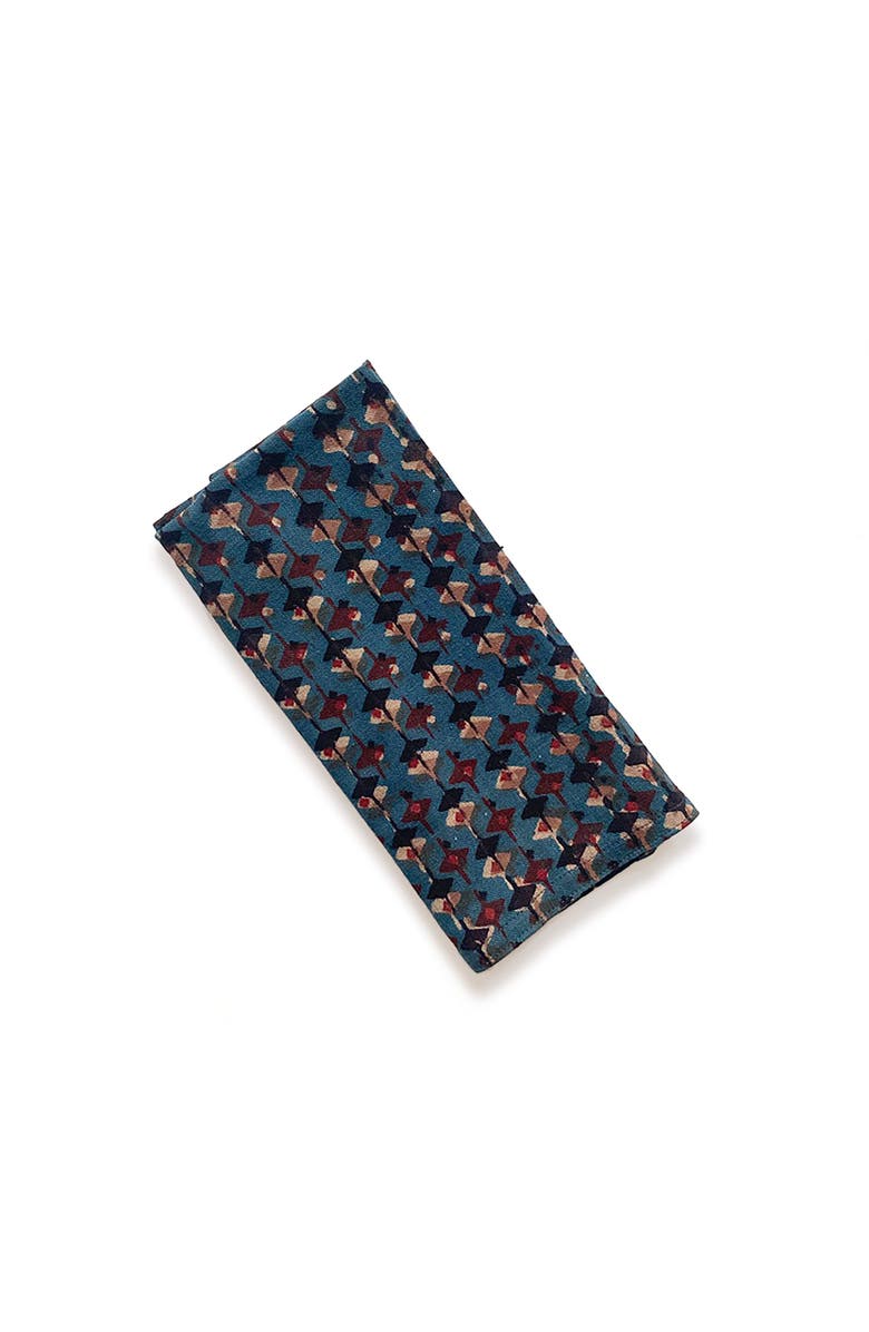 Ichcha Eco-Friendly Cotton Dinner Napkins, Alternate, color, Blue