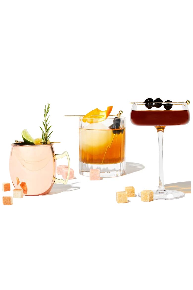 18-Piece Luxe Spirits Instant Cocktail Sugar Cube Set, Alternate, color, MULTI
