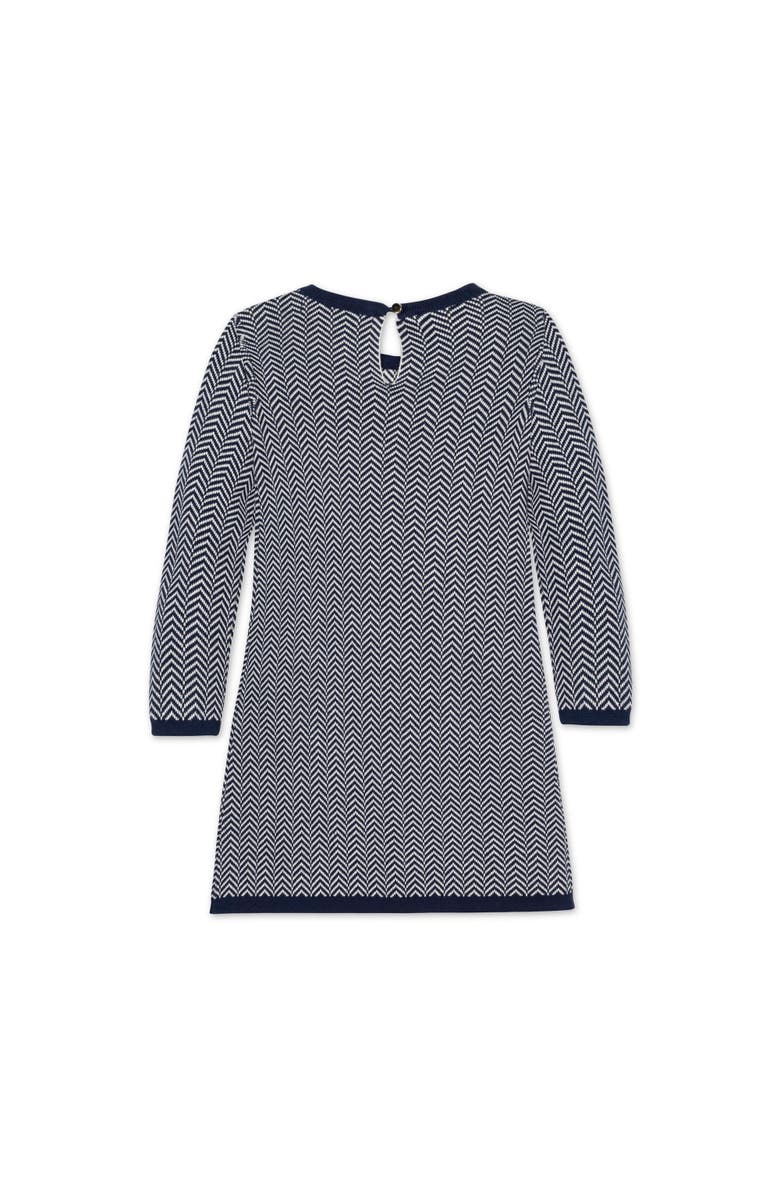 Hope & Henry Baby Girls' Organic Bow Sweater Dress, Infant, Alternate, color, 