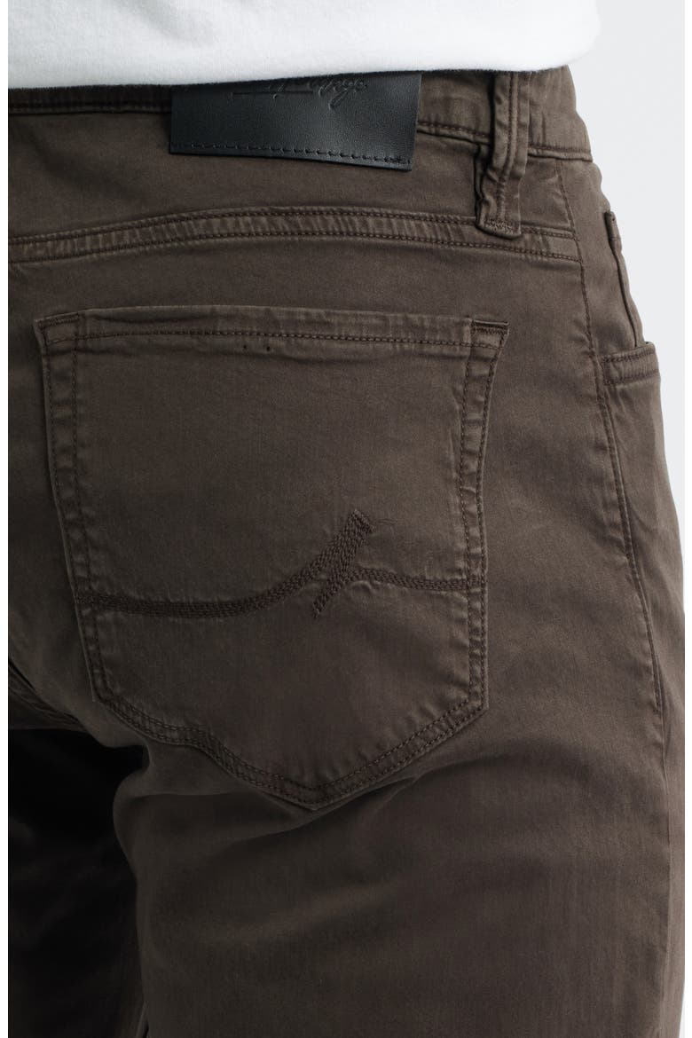 Courage Straight Leg Twill Pants, Alternate, color, BRUNETTE TWILL