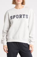 90 DEGREE BY REFLEX Varsity Vault Graphic Sweatshirt