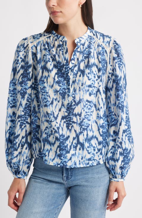 Embroidered Inset Top