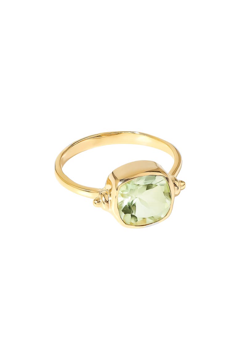 Gemstone Ring, Alternate, color, GREEN