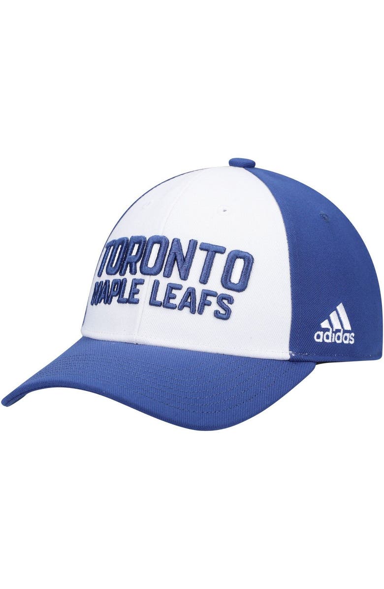 adidas Men's adidas White Toronto Maple Leafs Locker Room Wool Adjustable Hat, Main, color, White