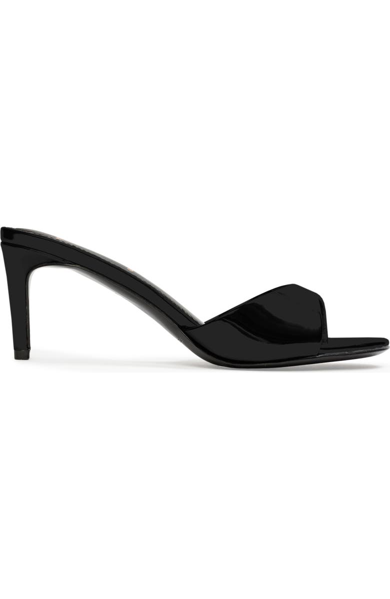 BLACK SUEDE STUDIO Freddie Slide Sandal, Alternate, color, Black Patent