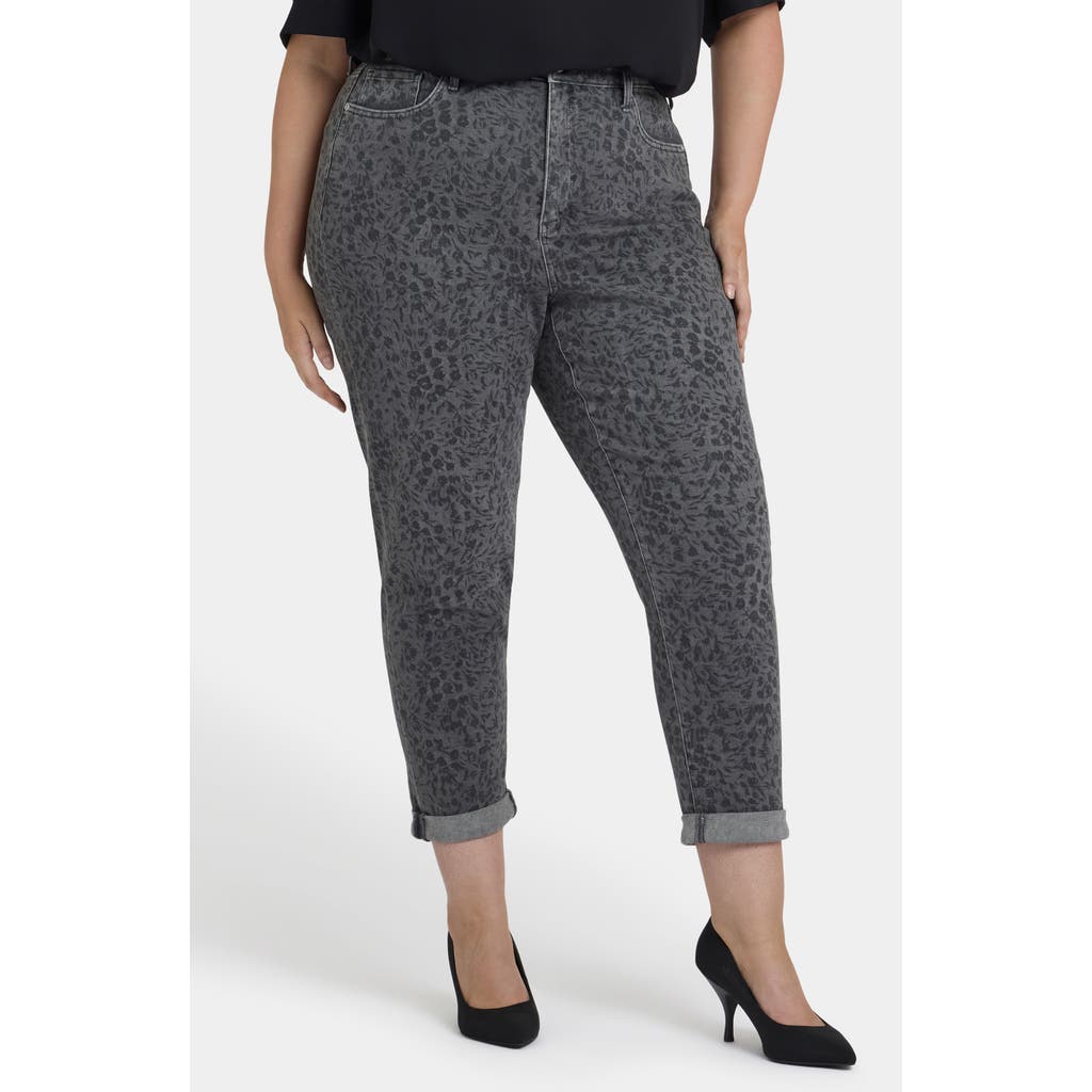 Nydj Margot High Waist Girlfriend Jeans In Blue