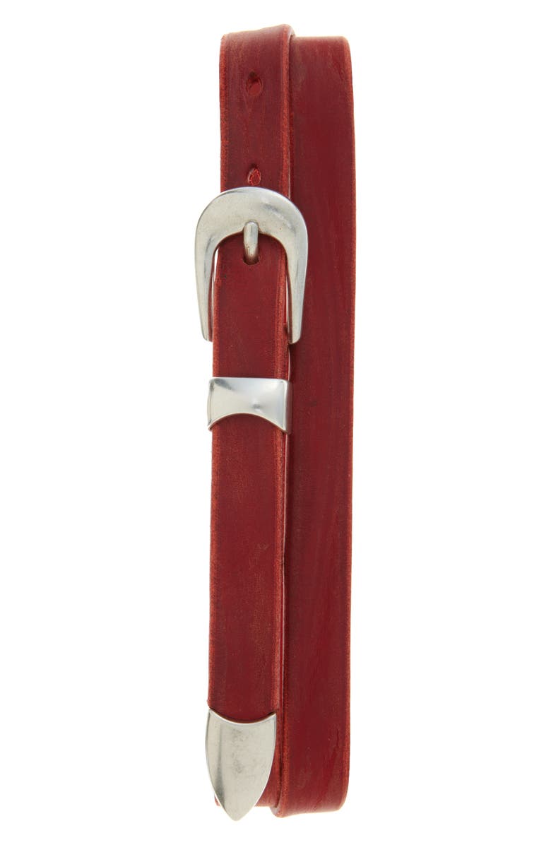 OUR LEGACY Leather Belt, Main, color, 