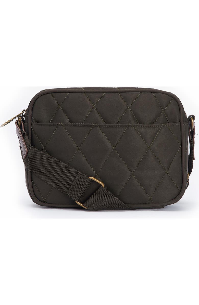 Barbour Diamond Quilted Nylon Crossbody Bag, Alternate, color,