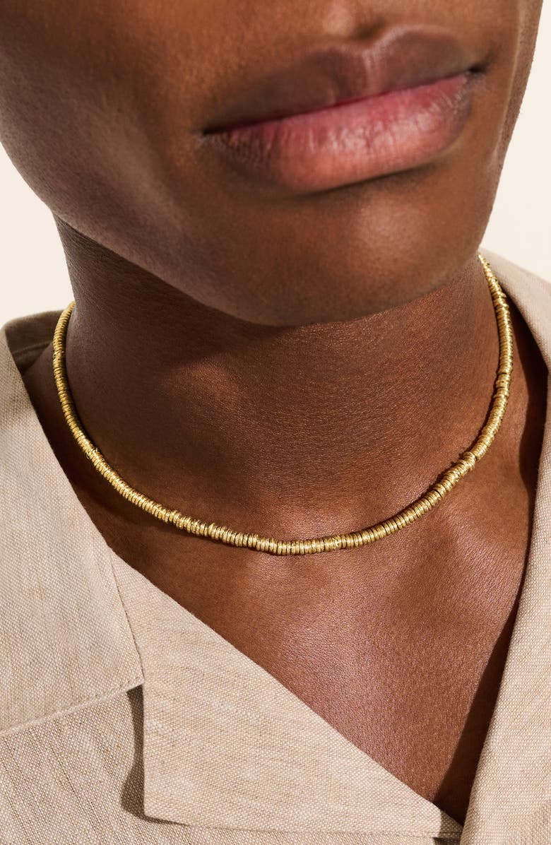John Hardy Heishi Necklace, Gold, Alternate, color, Gold