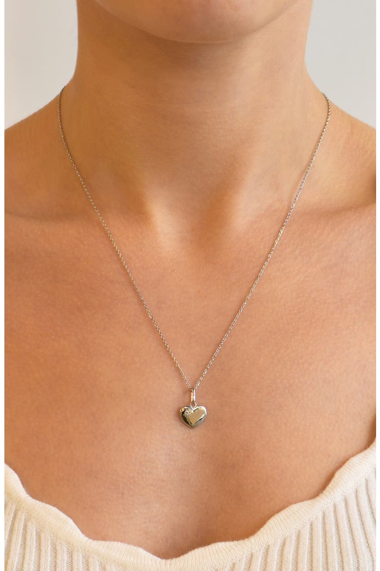 Jac + Jo Icon Heart Charm, Alternate, color, SILVER