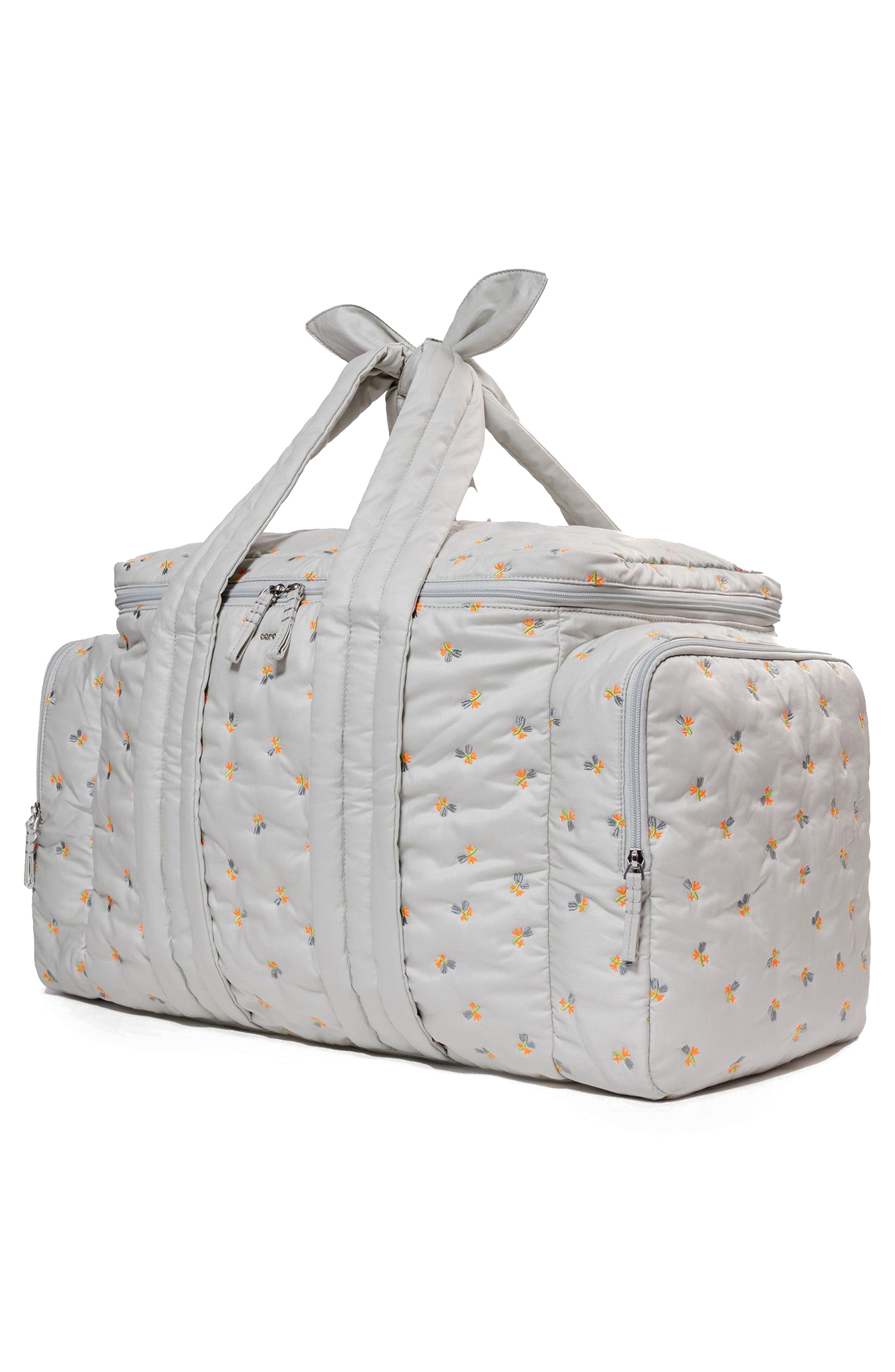 Caraa Water Repellent Organic Cotton Hospital Bag, Alternate, color, Dove - Blue