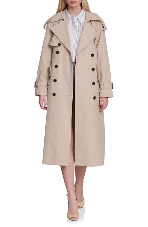Belted Long Trench Coat