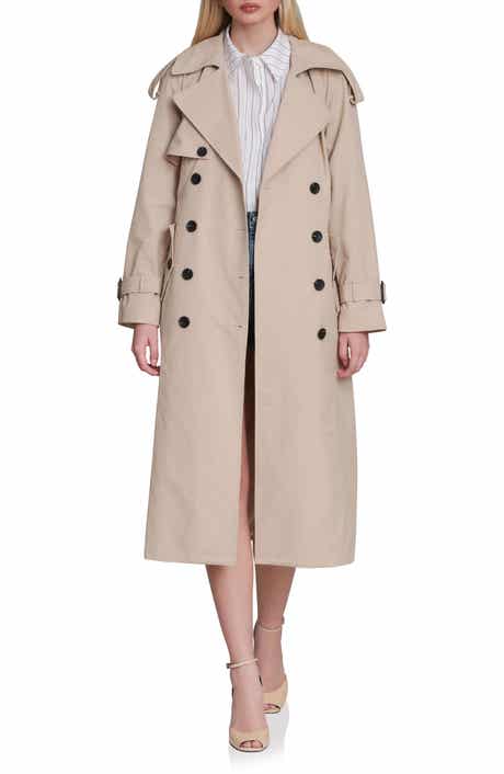 Belted Long Trench Coat