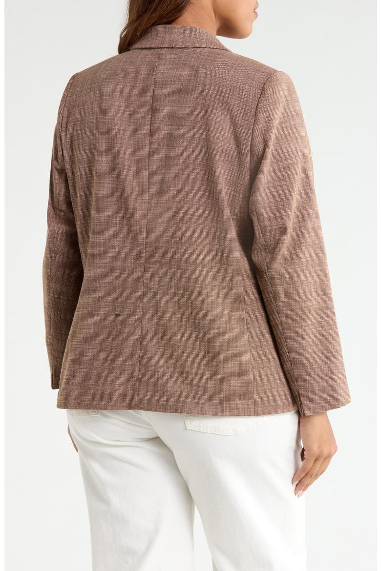 Double Breasted Blazer, Alternate, color, FUDGE MULTI