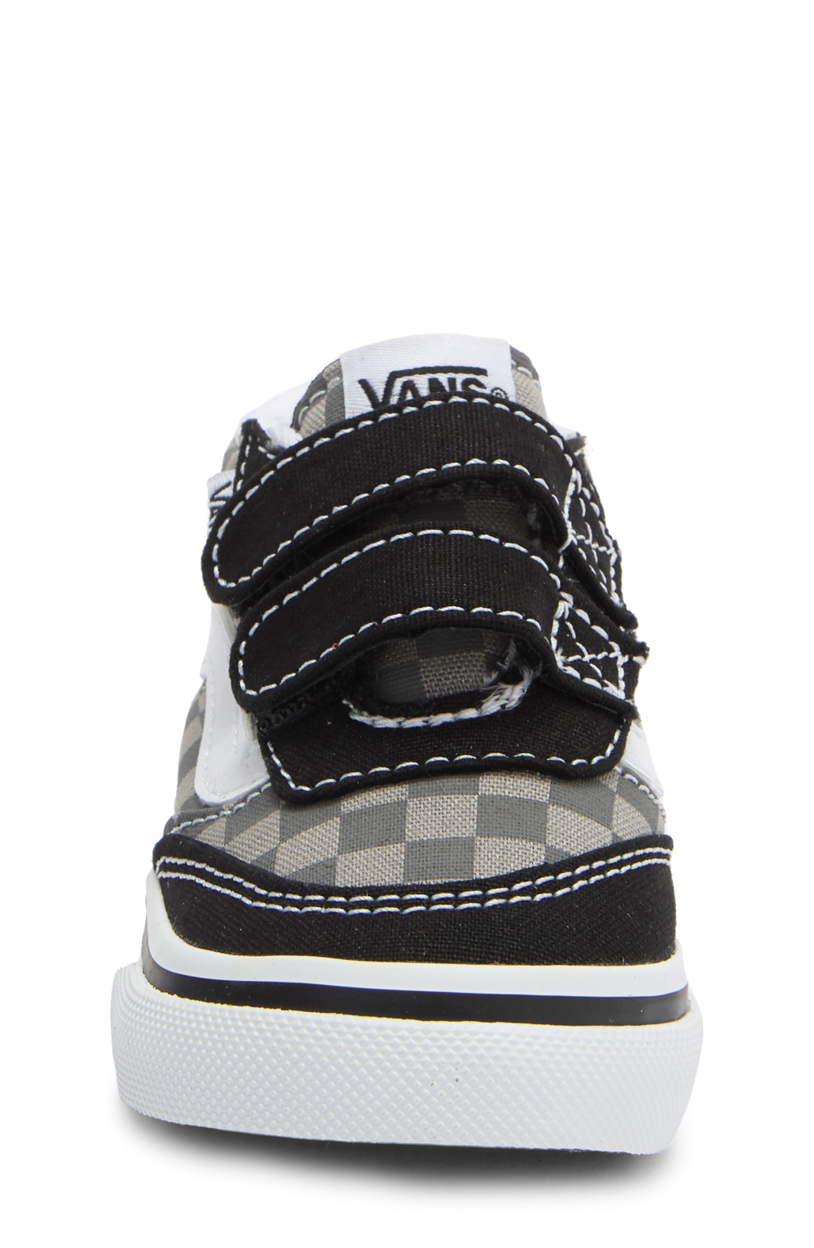 Vans Kids' Brooklyn Mid Top Sneaker, Alternate, color, Tonal Check Pewter