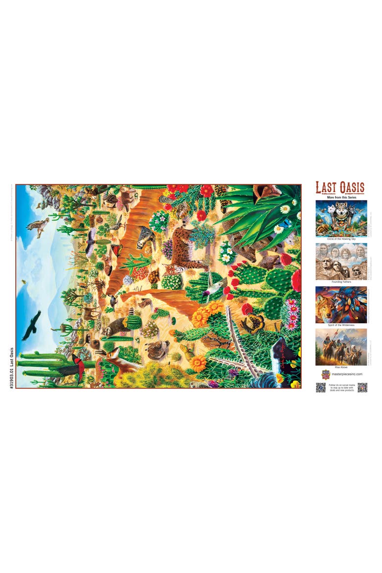 Last Oasis 500 Piece Jigsaw Puzzle, Alternate, color, Multicolor