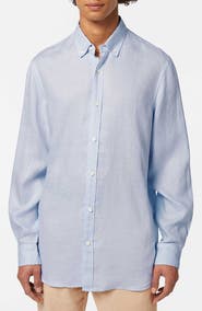 Scotch & Soda Linen Button-Down Shirt