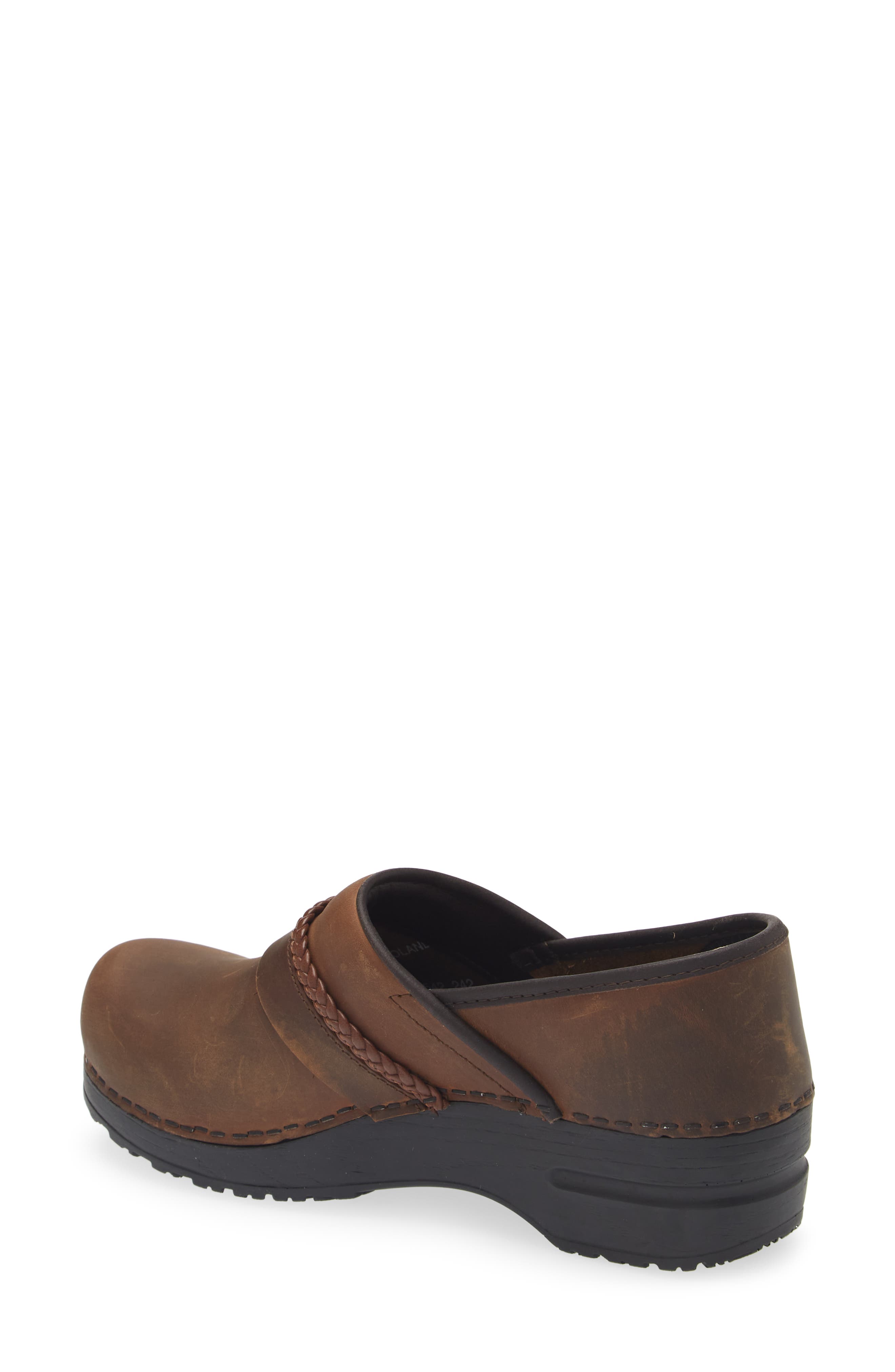 Sanita Lorette Clog, Alternate, color, Antique Brown