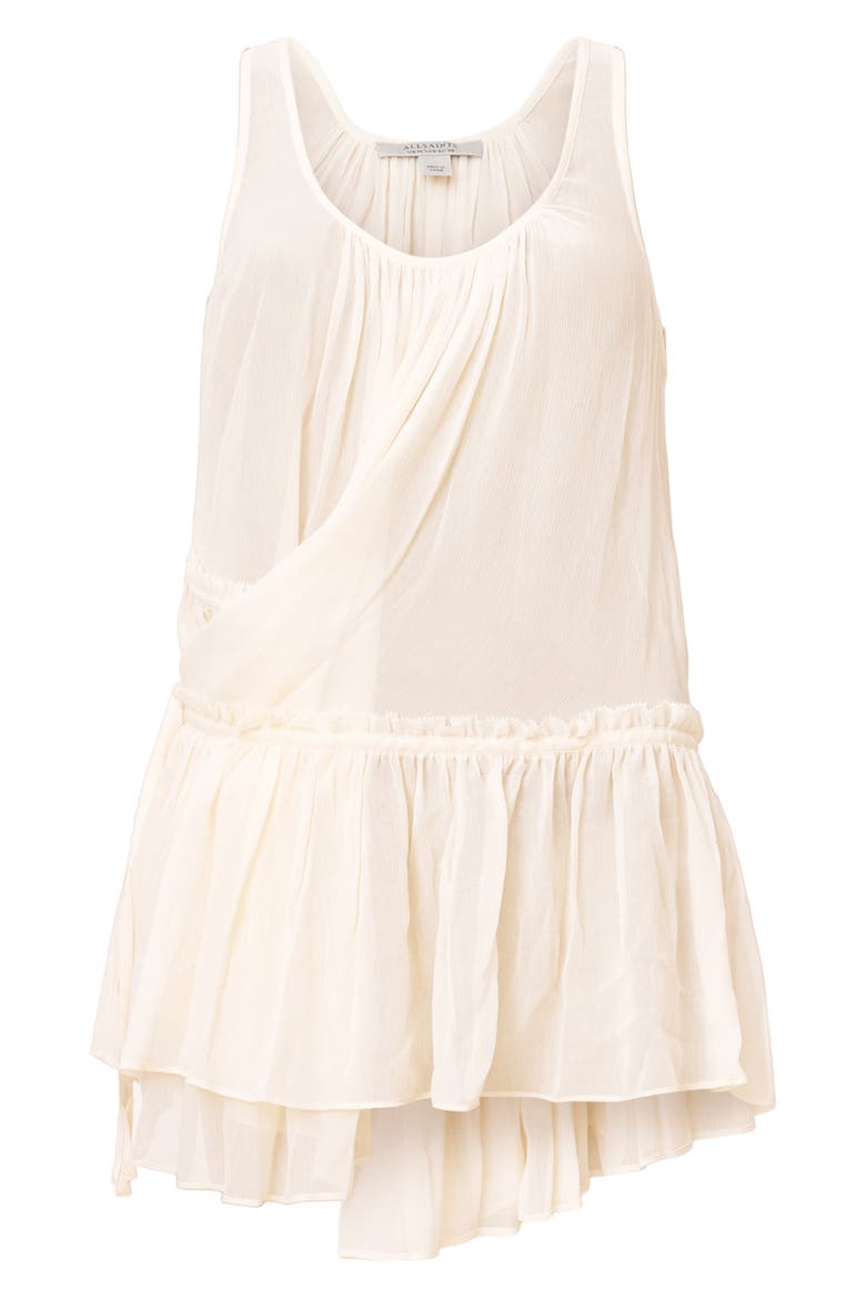 Rach Semisheer Sleeveless Top, Alternate, color, CHALK WHITE