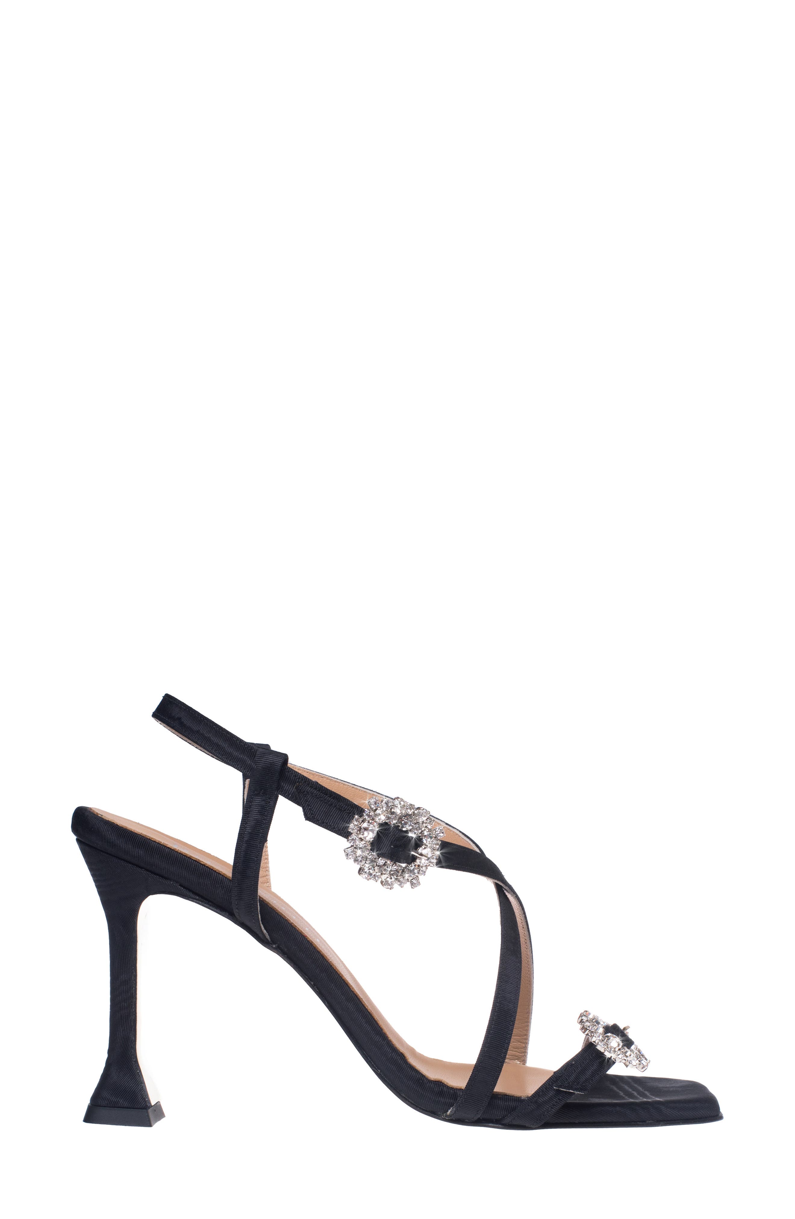 Ron White Nicolette Crystal Buckle Weatherproof Sandal, Alternate, color, 