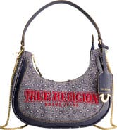 True Religion Logo Small Hobo Bag