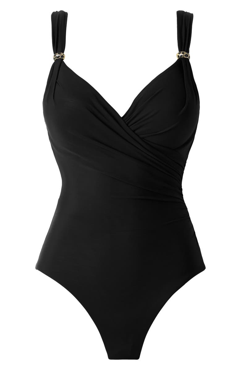 Miraclesuit<sup>®</sup> Razzle Dazzle Siren One-Piece Swimsuit, Alternate, color, Black