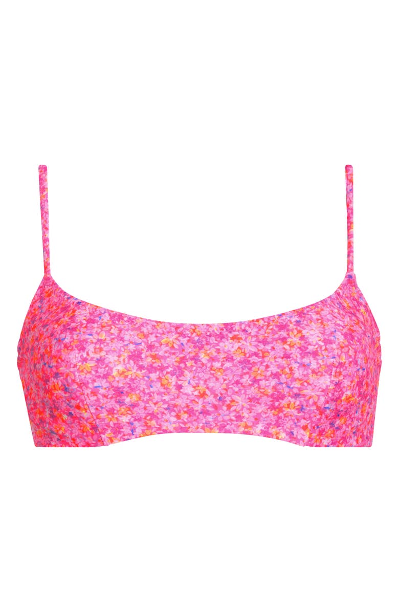 Kulani Kinis Hidden Underwire Crop Bikini Top, Alternate, color, Gelato Bloom