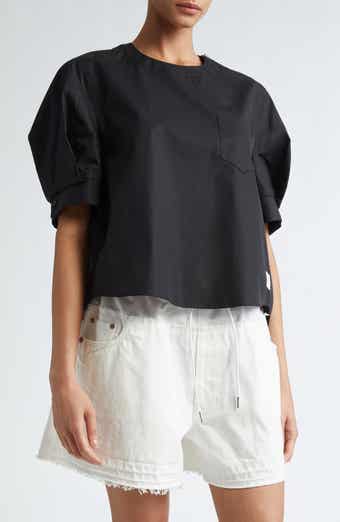 Sacai x Thomas Mason Cotton Poplin Shirt | Nordstrom Sacai x Thomas Mason Cotton Poplin Shirt | Nordstrom