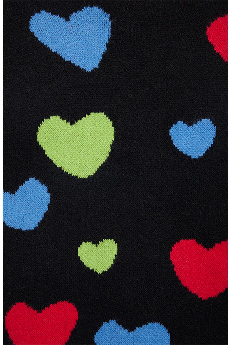 Heart Motif Cardigan, Alternate, color, LIGHT/PASTEL BLUE