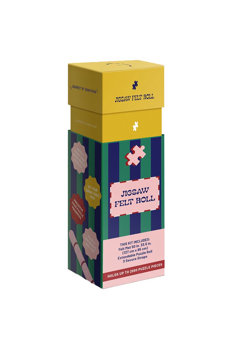 Jigsaw Felt Roll, Portable Puzzle Storage Accessory, Main, color, Multicolored