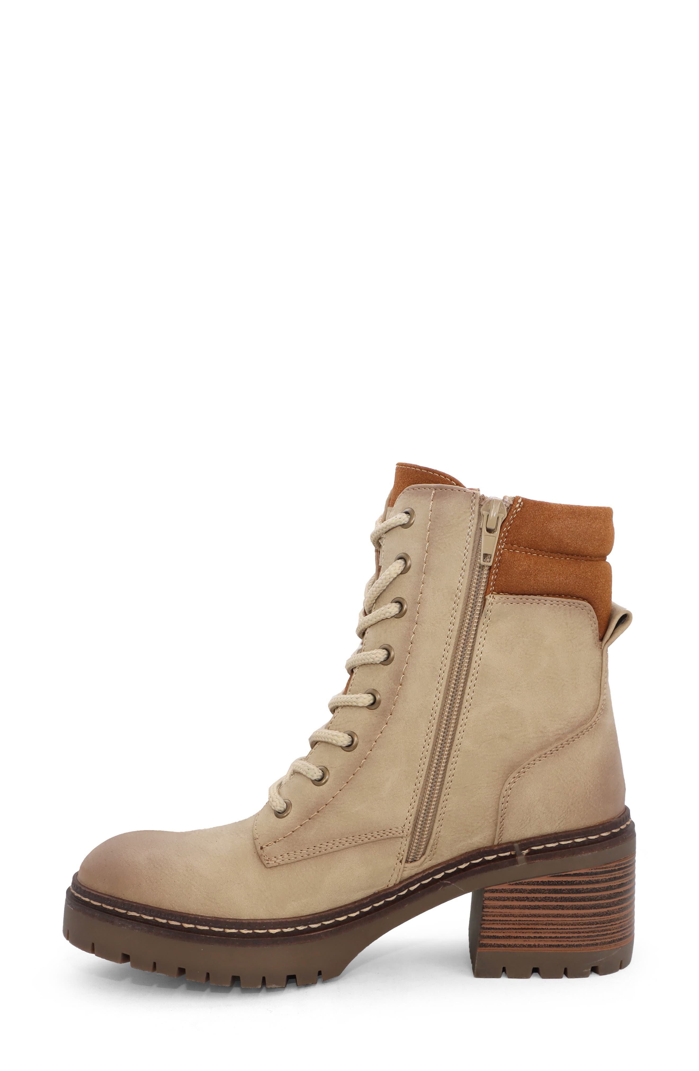 YOKI Jolene 07 Combat Boot, Alternate, color, Taupe