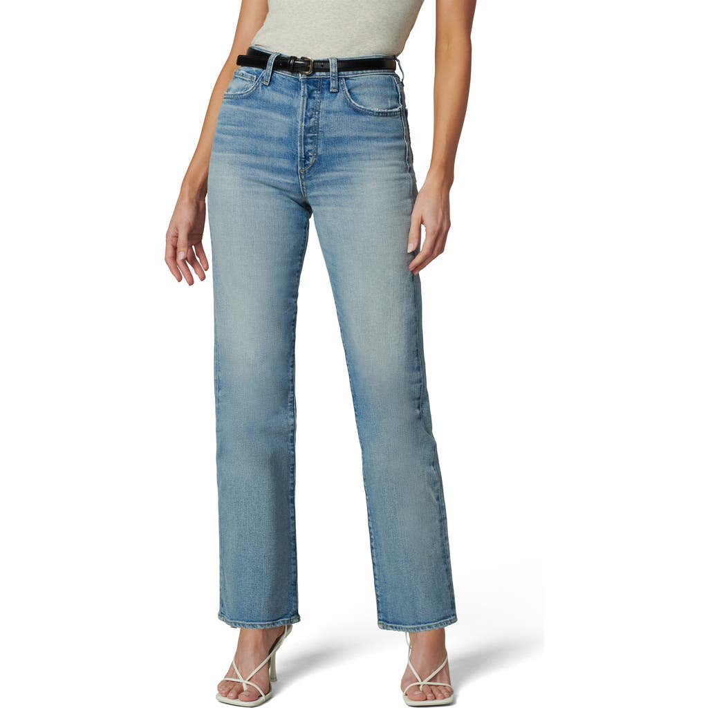 Joe's The Margot High Waist Straight Leg Jeans In Blue