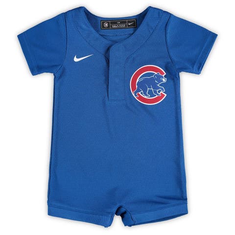 Newborn & Infant Nike Royal Chicago Cubs Official Jersey Romper
