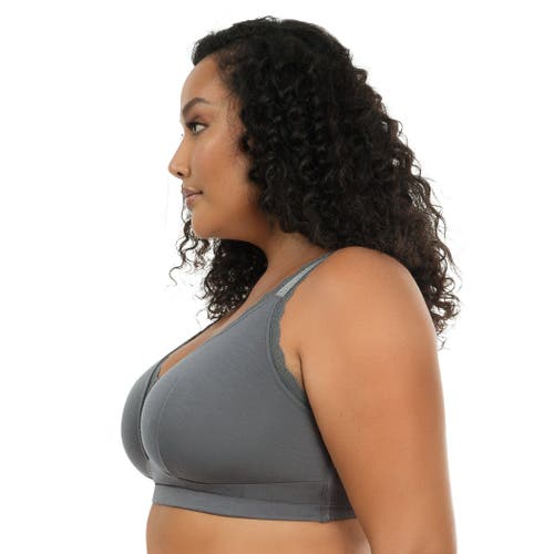 Parfait Dalis Wire Free Bralette In Charcoal