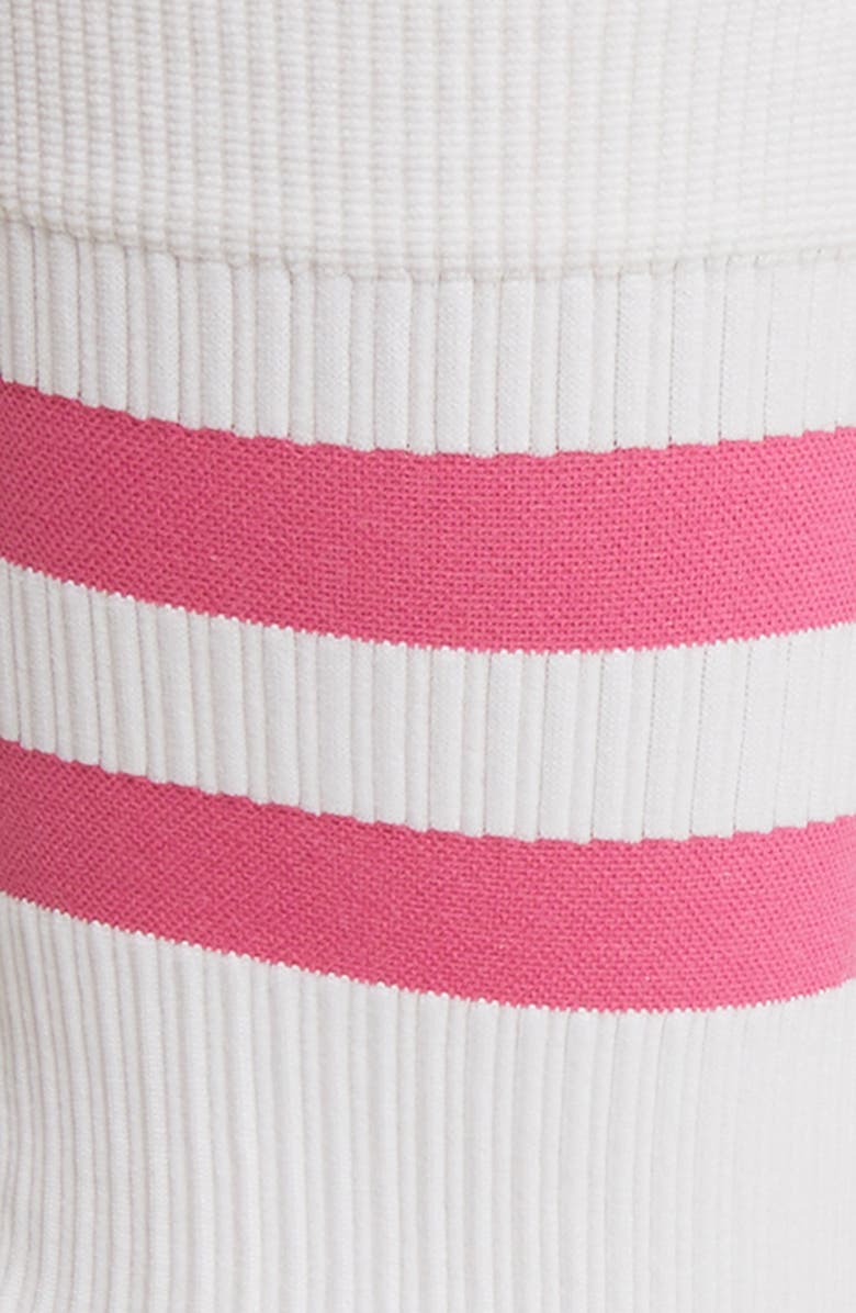 ITEM m6 Ribbed Compression Crew Socks, Alternate, color, White Pink Stripe