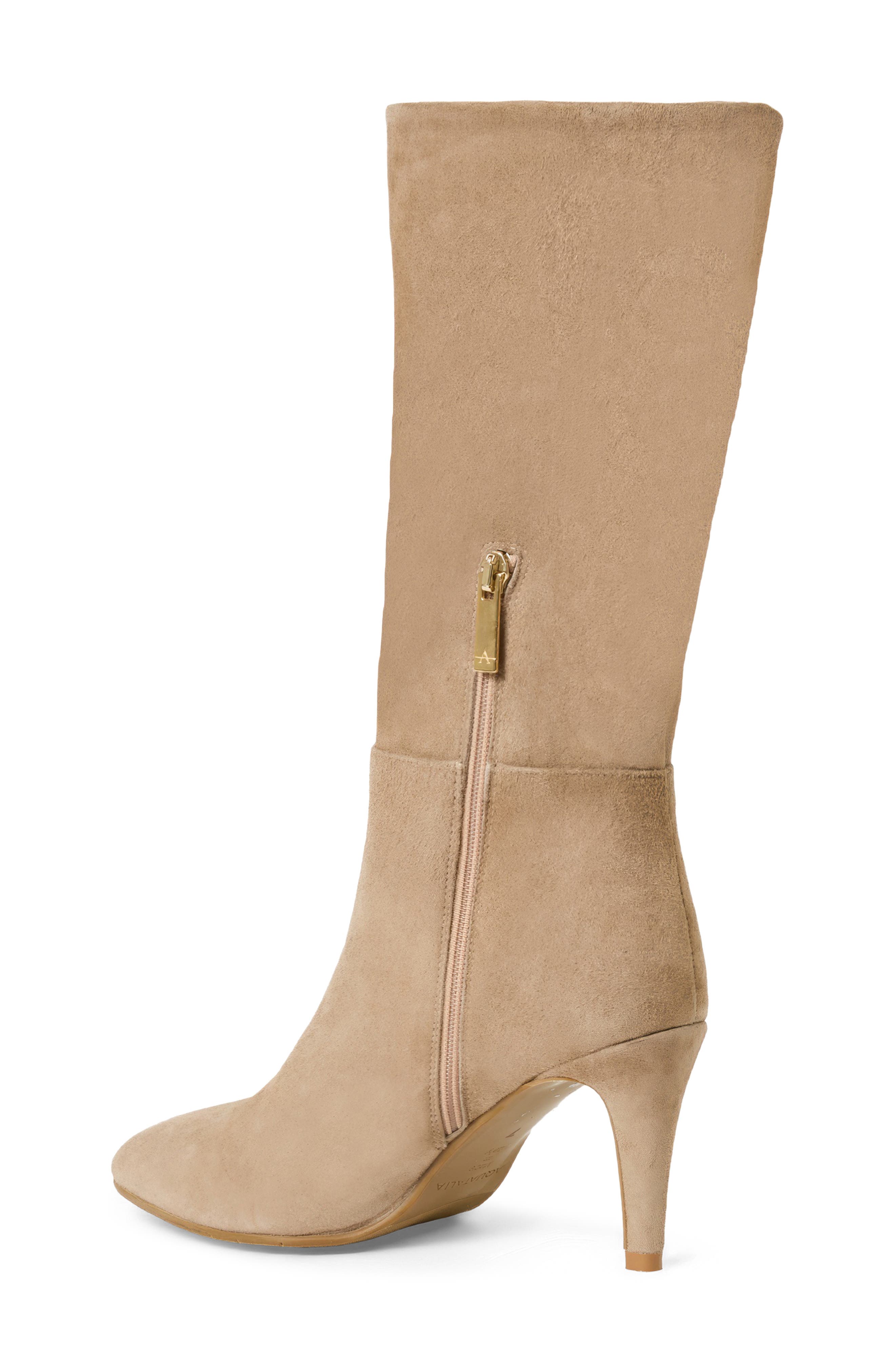 Patti Leather Boot, Alternate, color, SAND SUEDE