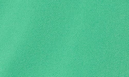 Cece V-neck Flutter Sleeve Shirt In Medium Green