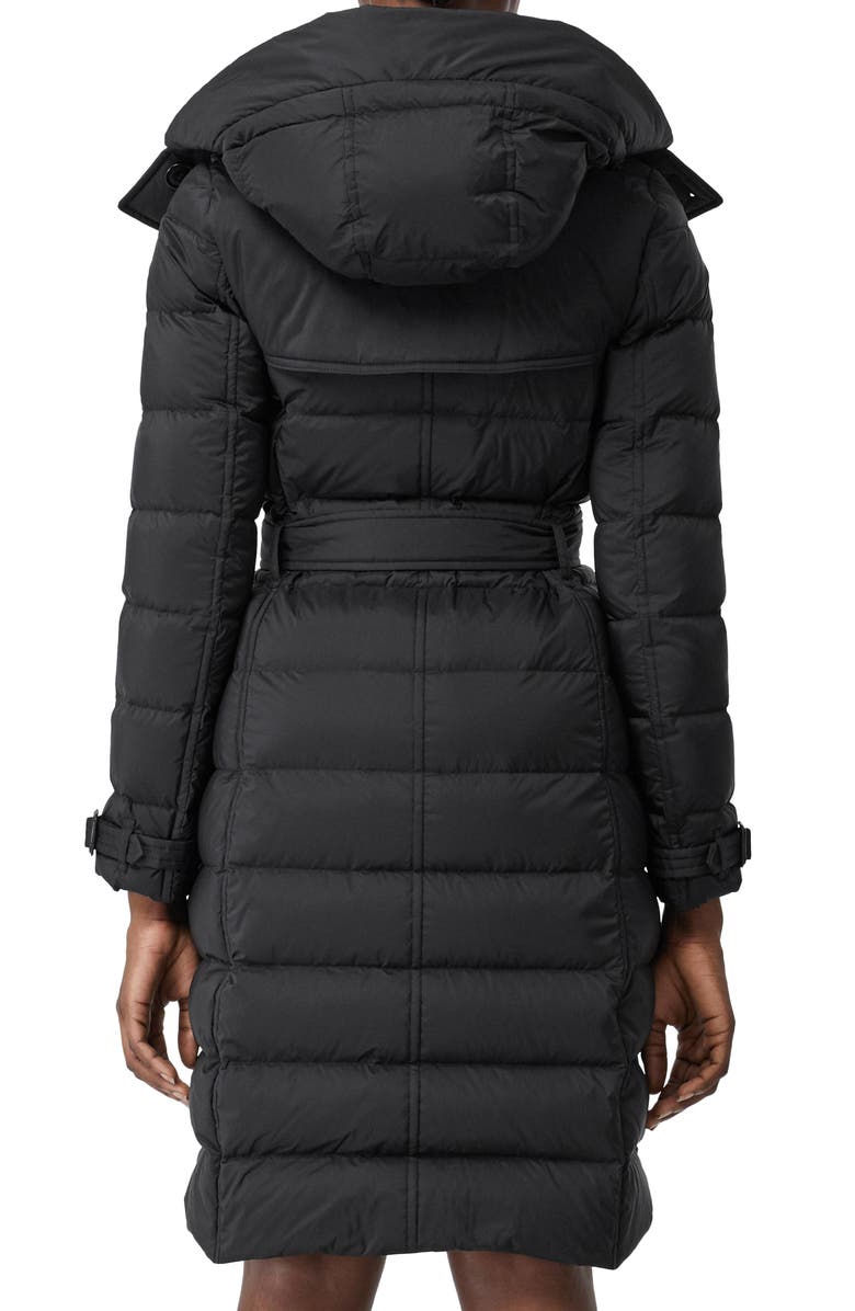 Burberry Arniston Double Breasted Puffer Coat, Alternate, color, 