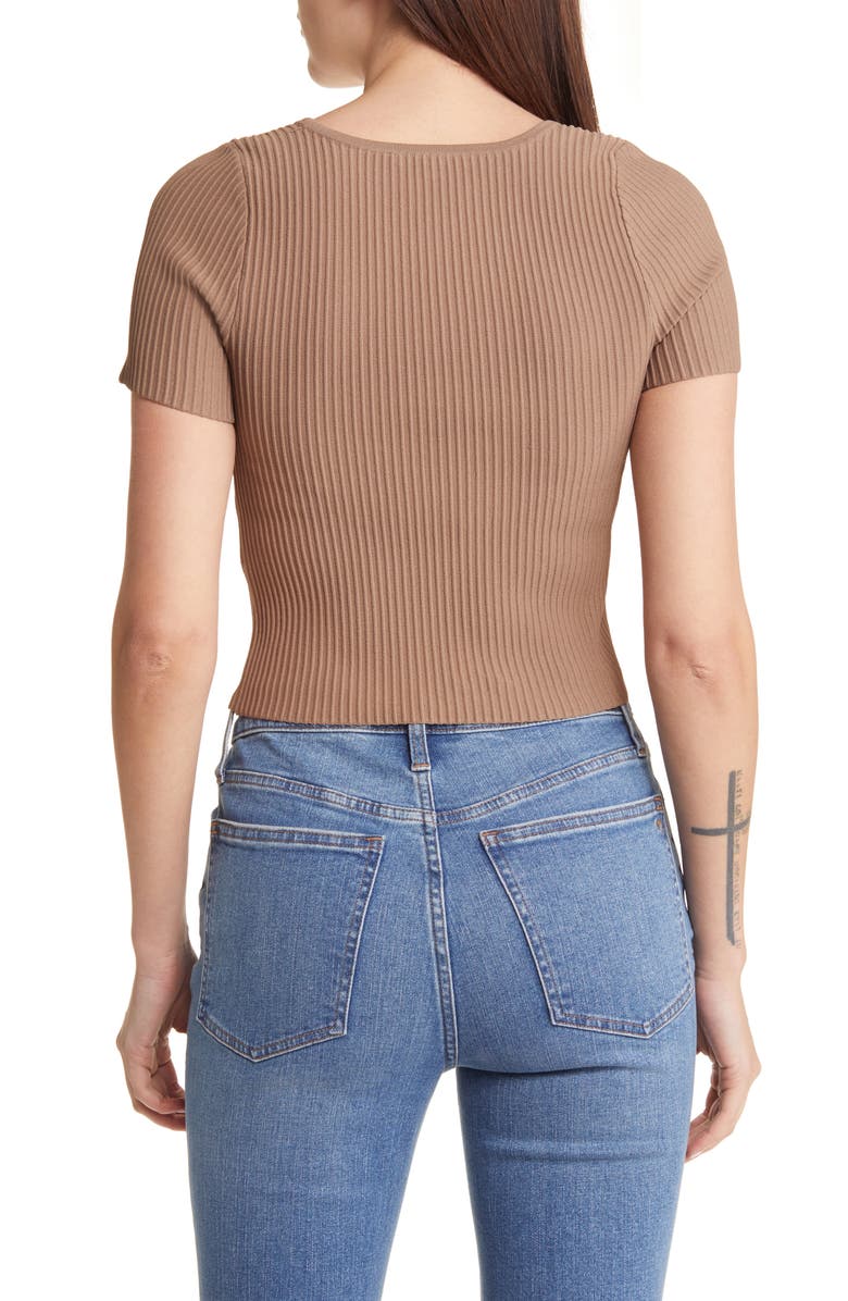 Madewell Ottoman Rib Crop Top, Alternate, color,