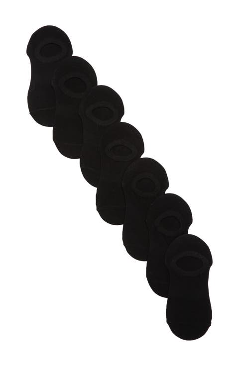 7-Pair No Show Sneaker Liner Socks