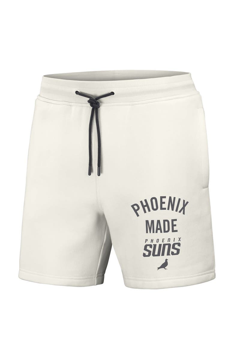 STAPLE Men's NBA x Staple Cream Phoenix Suns Heavyweight Fleece Shorts, Alternate, color, Cream