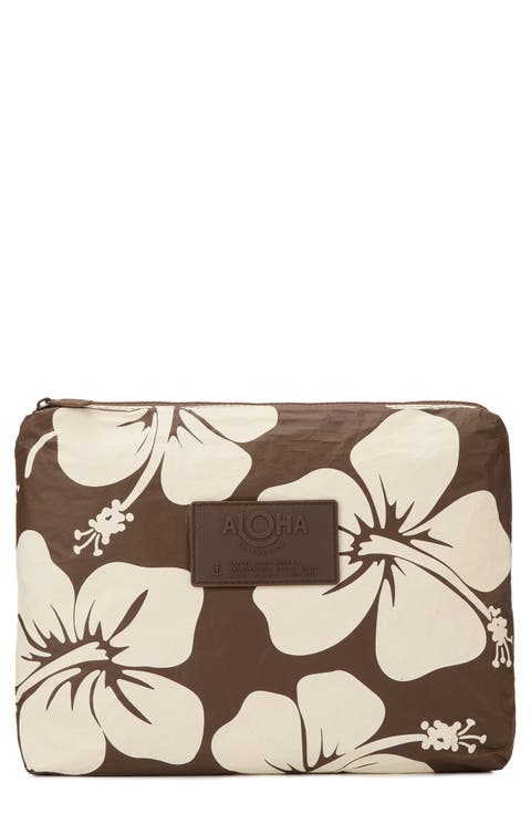 Mid Hana Hou Water Resistant Zip Pouch