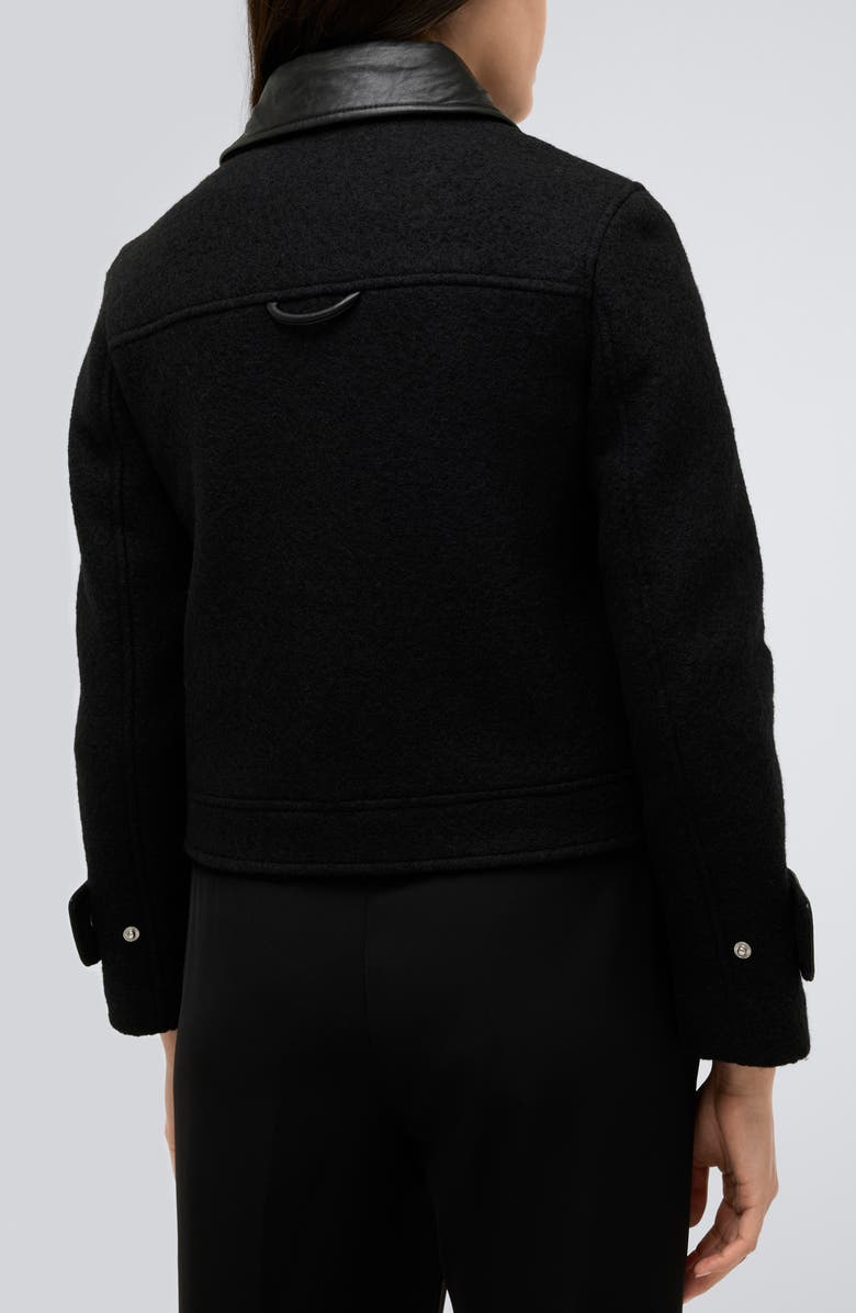 Kenneth Cole Wool Blend Crop Jacket, Alternate, color,