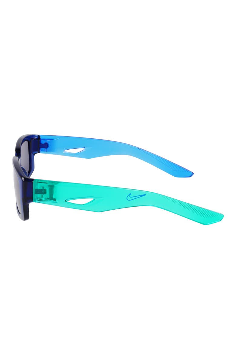 Variant I 56mm Rectangle Sunglasses, Alternate, color, MIDNIGHT NAVY / NAVY