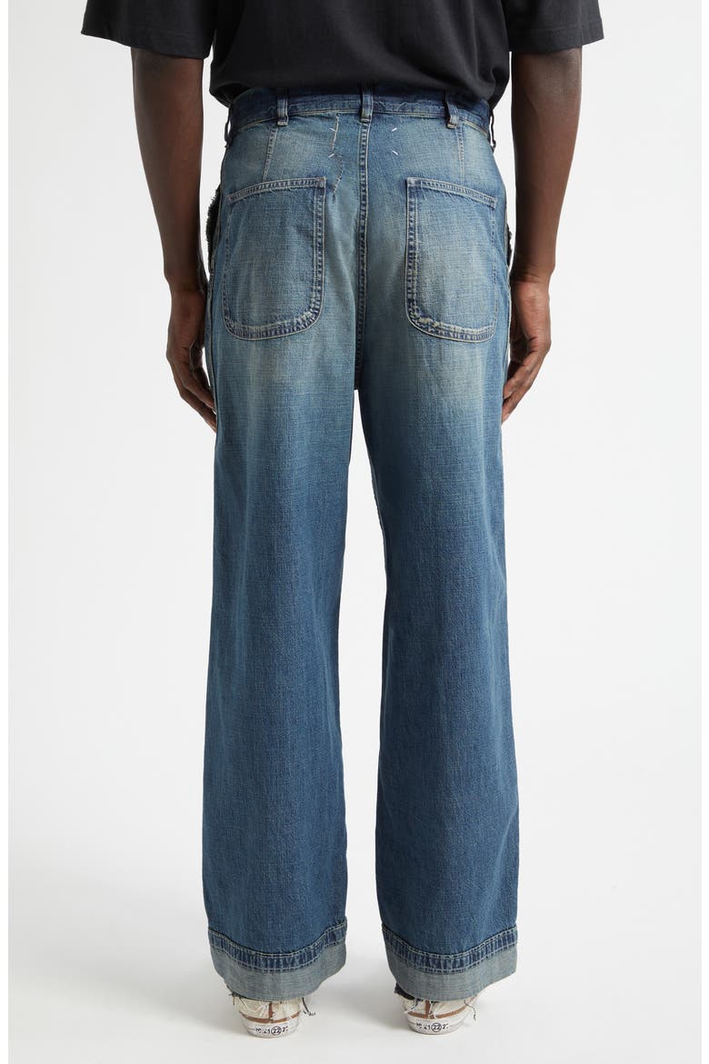Wide Leg Jeans, Alternate, color, WASHED BLUE