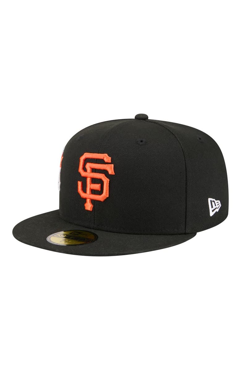 New Era Men's New Era Black San Francisco Giants City Patch 59FIFTY Fitted Hat, Alternate, color, Black