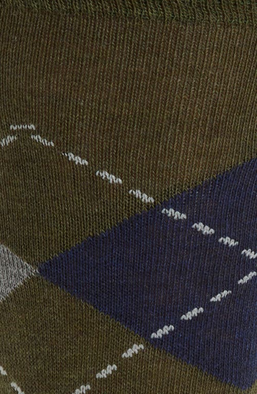Nordstrom Argyle Combed Cotton Blend Dress Socks In Multi