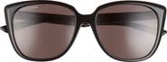 Balenciaga 57mm Square Sunglasses